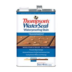 Thompsons WaterSeal TH.041841-16 Waterproofing Stain, Acorn Brown, 1 gal, Can 4 Pack 