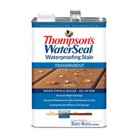 Thompsons WaterSeal TH.091301-16 Wood Sealer, Transparent, Liquid, Chestnut Brown, 1 gal, Pack of 4 