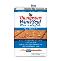 Thompsons WaterSeal TH.041851-16 Waterproofing Stain, Woodland Cedar, 1 gal, Can 4 Pack 