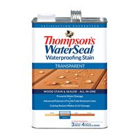 Thompsons WaterSeal TH.091601-16 Stain and Sealer, Natural Cedar, Liquid, 1 gal, Pack of 4 