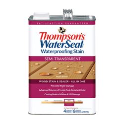 Thompsons WaterSeal TH.042821-16 Waterproofing Stain, Maple Brown, 1 gal, Can 4 Pack 