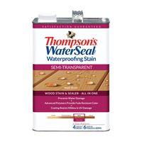 Thompsons WaterSeal TH.092701-16 Waterproofing Stain, Semi-Transparent, Desert Tan, 1 gal, Pack of 4 