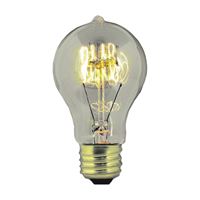 Feit Electric BP40AT19/RP Incandescent Lamp, 40 W, A19 Lamp, Medium E26 Lamp Base, 170 Lumens, 2700 K Color Temp 