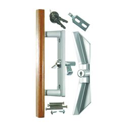 Wright Products VK1104 Door Handle, Aluminum/Wood, Oak 