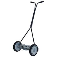 GREAT STATES 415-16 Reel Lawn Mower, 16 in W Cutting, 5-Blade, T-Shaped Handle 