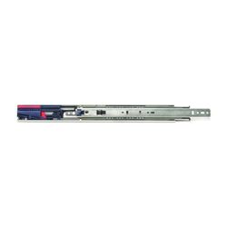 Knape & Vogt 8450FMP 20 Drawer Slide, 100 lb, 20 in L Rail, 1/2 in W Rail, Anochrome 