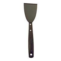 Hyde 12050 Paint Scraper, 3 in W Blade, Chisel, Stiff Blade, Carbon Steel Blade, Polypropylene Handle, Long Handle 