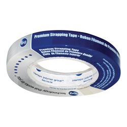IPG 9715 Strapping Tape, 60 yd L, 0.7 in W, Polypropylene Backing, Natural 