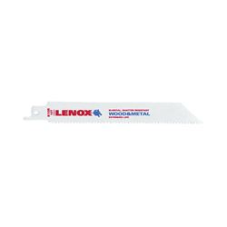 Lenox 20580810R Reciprocating Saw Blade, 3/4 in W, 8 in L, 10 TPI, Carbide Cutting Edge 