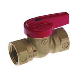 B & K ProLine Series 110-523HC Gas Ball Valve, 1/2 in Connection, FPT, 200 psi Pressure, Manual Actuator, Brass Body 