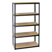 Storage Concepts SCB0750D Boltless Shelving Unit, 2250 lb Capacity, 5-Shelf, 30 in OAW, 15 in OAD, 60 in OAH 