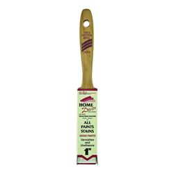 Linzer 1822-1 Paint Brush, 1 in W, 2-1/4 in L Bristle, China/Polyester Bristle, Varnish Handle 