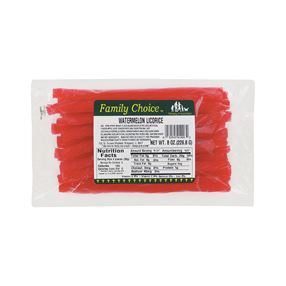 Family Choice 1008 Licorice, Watermelon Flavor, 6 oz, Pack of 12
