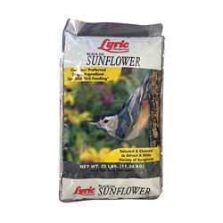 Lyric 2647281 Bird Seed, Sunflower, 25 lb Bag 