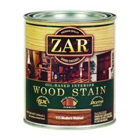 ZAR 11512 Wood Stain, Modern Walnut, Liquid, 1 qt, Can 