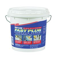 UGL Fast Plug Series 00924 Hydraulic Cement, Gray, Powder, 10 lb 2 Pack 