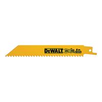DeWALT DW4850 Reciprocating Saw Blade, 3/4 in W, 6 in L, 6 TPI 