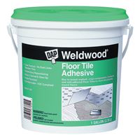 Weldwood 00137 Floor Tile Adhesive, Paste, Slight, Clear, 1 gal, Pail 