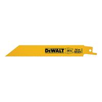 DeWALT DW4808 Reciprocating Saw Blade, 3/4 in W, 6 in L, 14 TPI 