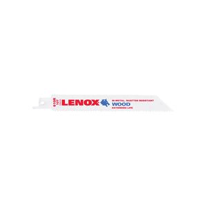 Lenox 20561S610R Reciprocating Saw Blade, 3/4 in W, 6 in L, 10 TPI, HSS Cutting Edge