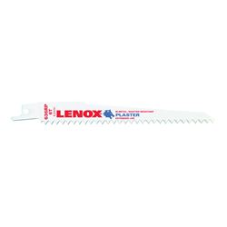 Lenox 20570636RP Reciprocating Saw Blade, 3/4 in W, 6 in L, 6 TPI, Bi-Metal Cutting Edge 