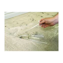 SURFACE SHIELDS CS36500 Carpet Shield, 500 ft L, 36 in W, 2.5 mil Thick, Polyethylene, Clear 