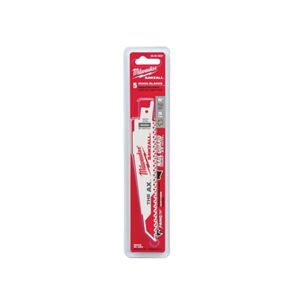 Milwaukee 48-00-5021 Reciprocating Saw Blade, 1 in W, 6 in L, 5 TPI