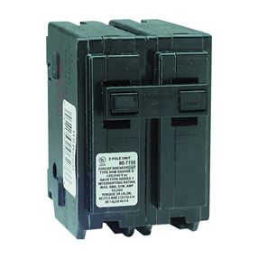 Square D Homeline HOM215CP Circuit Breaker, Mini, 15 A, 2 -Pole, 120/240 V, Fixed Trip, Plug Mounting, Black