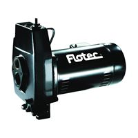 Flotec FP4222-08 Jet Pump, 6.1/12.2 A, 115/230 V, 0.75 hp, 1-1/4 in Suction, 1 in Discharge Connection, 100 ft Max Head 