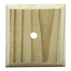 Waddell 116 Post Top with Pressure Treated Base, 4 in W, Pine, Pack of 25 