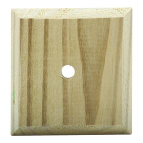 Waddell 116 Post Top with Pressure Treated Base, 4 in W, Pine 25 Pack