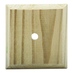 Waddell 116 Plate Post Top with Pressure Treated Base, 4 in W x 4 in H, Pine 25 Pack