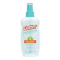 Cutter SKINSATIONS 54010-6 Insect Repellent, Liquid, 6 fl-oz Bottle 