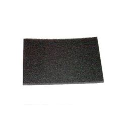 ESSEX SILVER LINE 1218THKB Floor Stripping Pad, 12 in L, 18 in W 5 Pack 