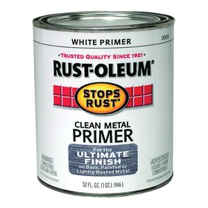 Rust-Oleum 7780502 Primer, Flat, White, 1 qt