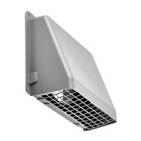 Lambro 351W-R Wall Cap, Plastic, White, For: Round Ducts 