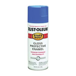 Stops Rust 7724830 Rust Preventative Spray Paint, Gloss, Sail Blue, 12 oz, Can 