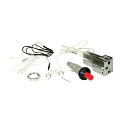 GrillPro 20610 Ignitor Kit, Pushbutton, Universal Fit, Plastic, Black/Red, For: Propane or Natural Gas Barbecues 