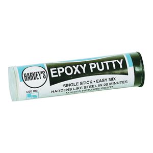 Harvey 044150-12 Epoxy Putty, Solid, Beige/Gray, 2 oz Tube