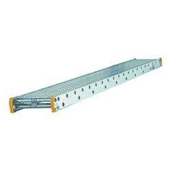 WERNER 2020 Decorator Plank, 20 ft L, 12 in W, Aluminum 