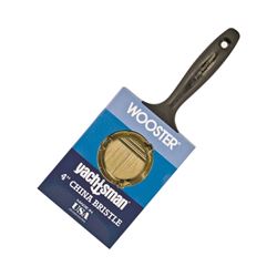 Wooster Z1120-4 Paint Brush, 4 in W, 3-3/16 in L Bristle, China Bristle, Varnish Handle 