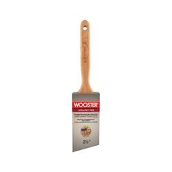 Wooster 4174-2-1/2 Paint Brush, 2-1/2 in W, 2-15/16 in L Bristle, Nylon/Polyester Bristle, Sash Handle 