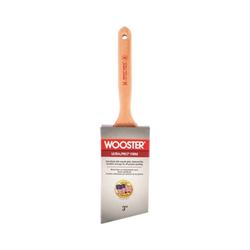 Wooster 4174-3 Paint Brush, 3 in W, 3-3/16 in L Bristle, Nylon/Polyester Bristle, Sash Handle 