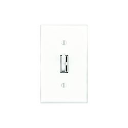 Lutron Ariadni TG-603PH-IV Dimmer, 5 A, 120 V, 600 W, Halogen, Incandescent Lamp, 3-Way, Ivory 