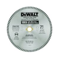 DeWALT DW4702 Circular Blade, 7 in Dia, 5/8 in Arbor, Diamond Cutting Edge, Continuous Rim 