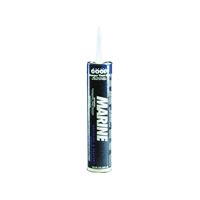 ECLECTIC 172012 Marine Adhesive Caulk, Clear, 48 to 72 hr Curing, -40 to 150 deg F, 10.2 oz Tube 