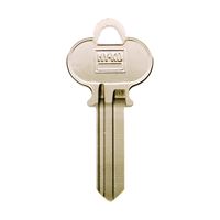 Hy-Ko 11010ER1 Key Blank, Brass, Nickel, For: Earle Cabinet, House Locks and Padlocks, Pack of 10 