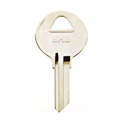 Hy-Ko 11010RO1 Key Blank, Brass, Nickel, For: National Cabinet Locks, Pack of 10 