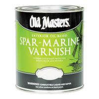 Old Masters 92501 Spar Marine Varnish, Semi-Gloss, Liquid, 1 gal, Pail, Pack of 2 