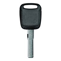 HY-KO 18VW300 Automotive Key Blank, Brass/Rubber, Nickel, For: Volkswagen Vehicle Locks 